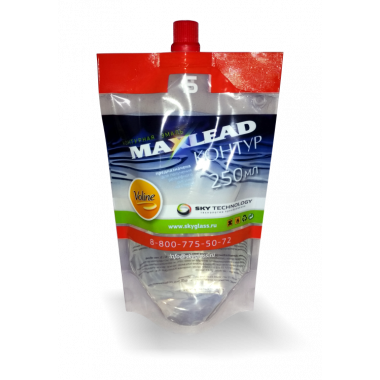 Контурная эмаль MAXLEAD прозрачный «контур Б отвердитель» (0,25 литра)