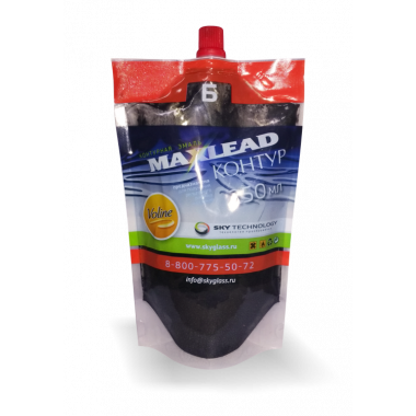 Контурная эмаль Maxlead Lux черный "Контур Б отвердитель" (0,25 литра)